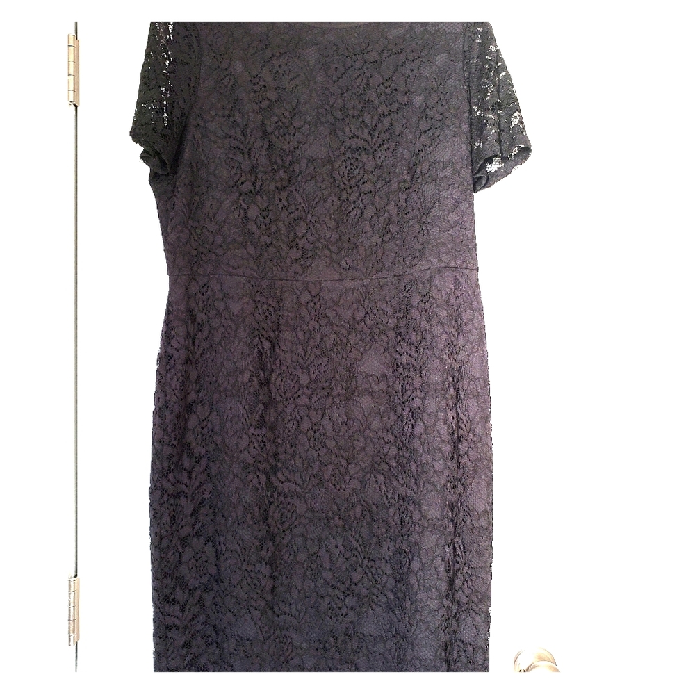 Liz Claiborne Black Lace Dress